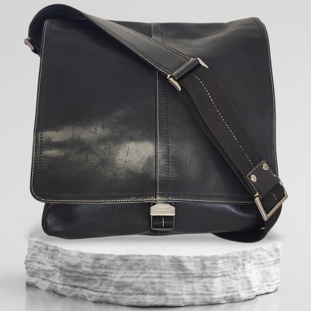 Coach Legacy Briefcase Messenger Bag 5A02Black Leather Limited Edition 2006